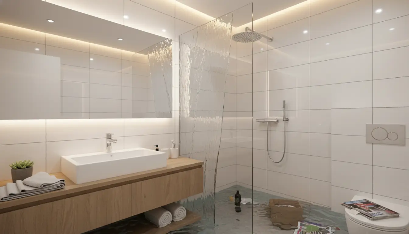 Luxury shower installation