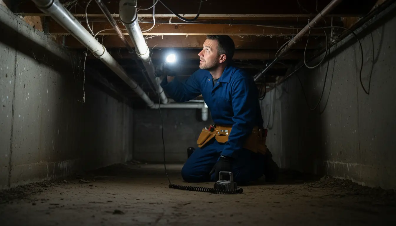 Office building plumbing maintenance