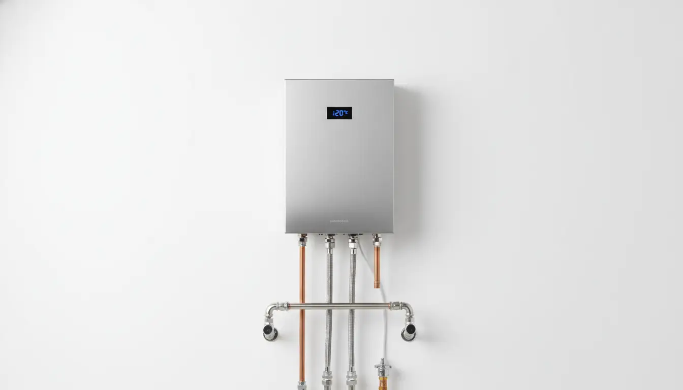 Tankless water heater installation